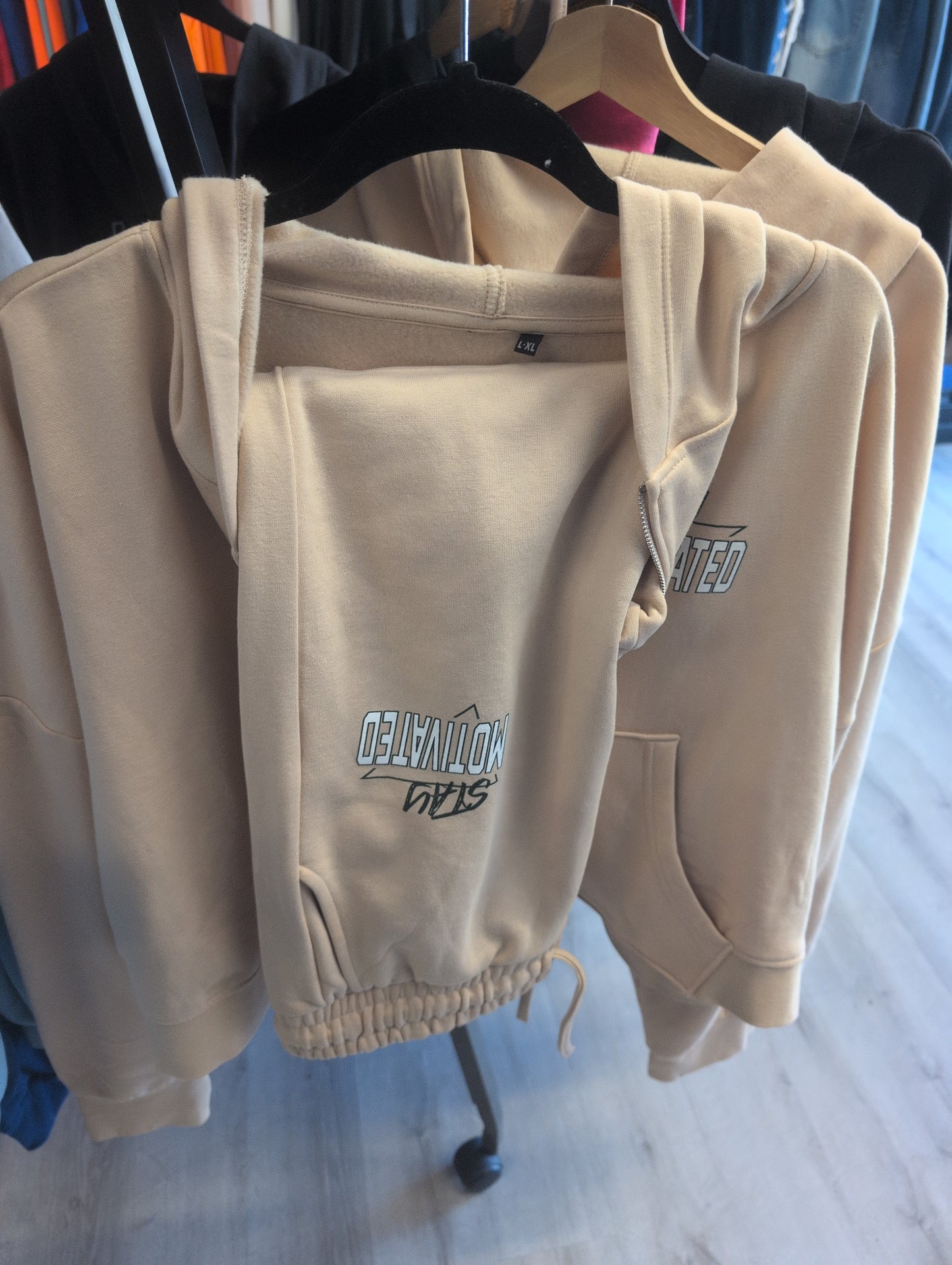 MBS Stay Motivated sweat suit wmn